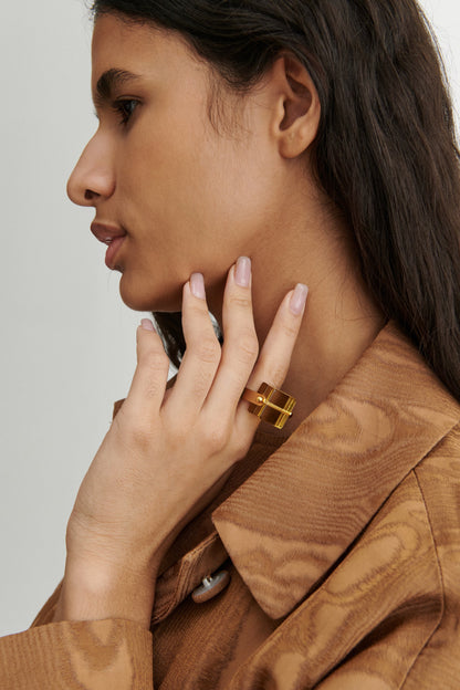 Halstead Cort Ring Citron - Rachel Comey