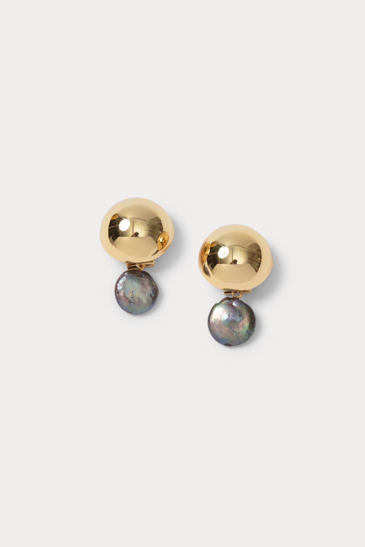Chute Earring Gold-Peacock Pearl - Rachel Comey