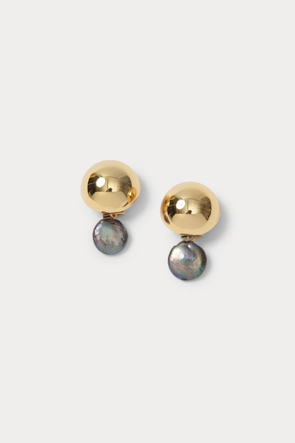 Chute Earring Gold-Peacock Pearl - Rachel Comey