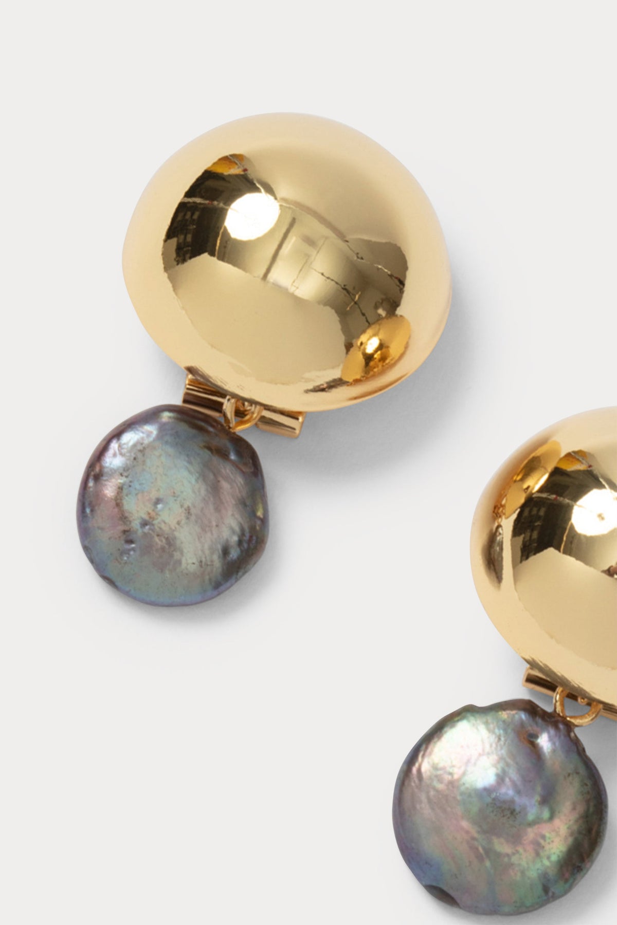 Chute Earring Gold-Peacock Pearl - Rachel Comey