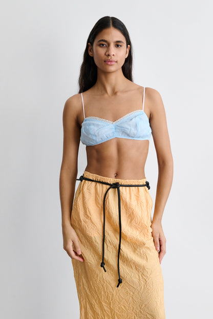 Skinny Tubular Tie Belt Black - Rachel Comey