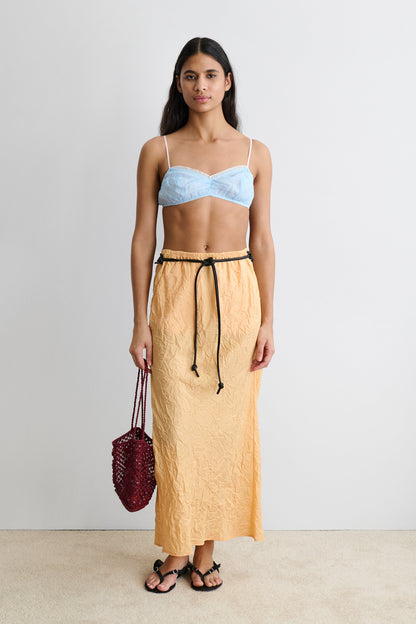 Skinny Tubular Tie Belt Black - Rachel Comey