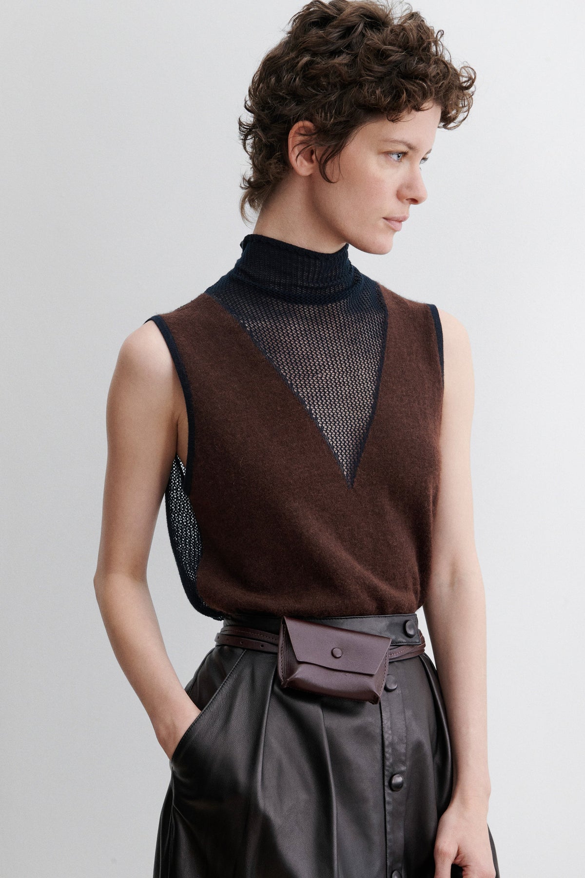 Double Wrap Hamecon Card Slot Belt Auburn - Rachel Comey