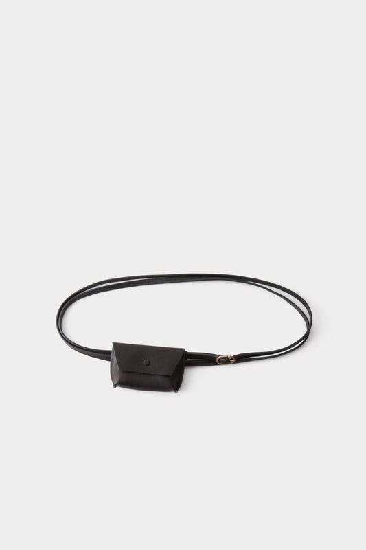 Double Wrap Hamecon Card Slot Belt Black - Rachel Comey