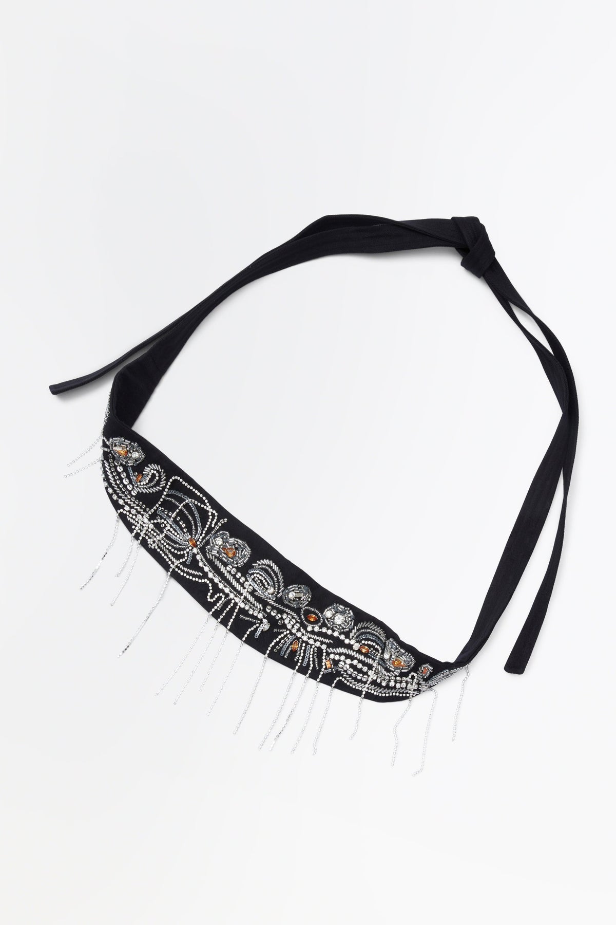 Embroidered Toga Belt Black - Rachel Comey