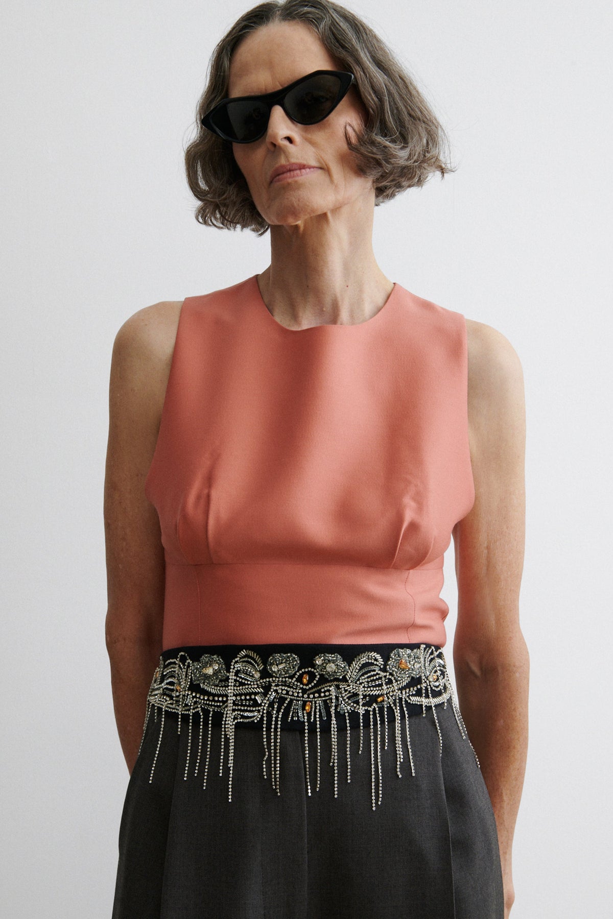 Embroidered Toga Belt Black - Rachel Comey