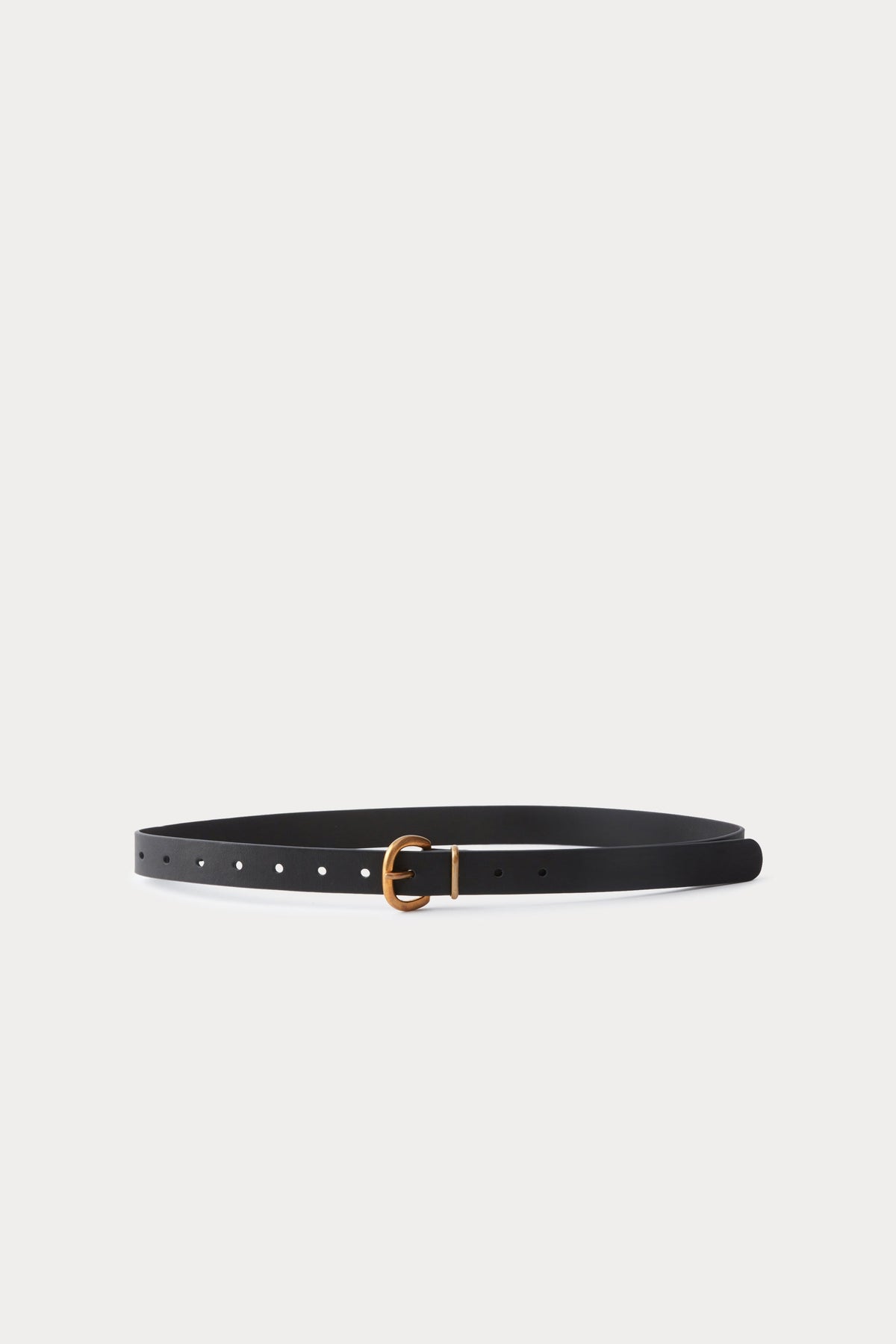 Thin Estate Belt Black\/Gold - Rachel Comey