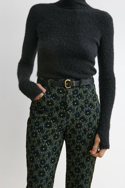 Thin Estate Belt Black\/Gold - Rachel Comey