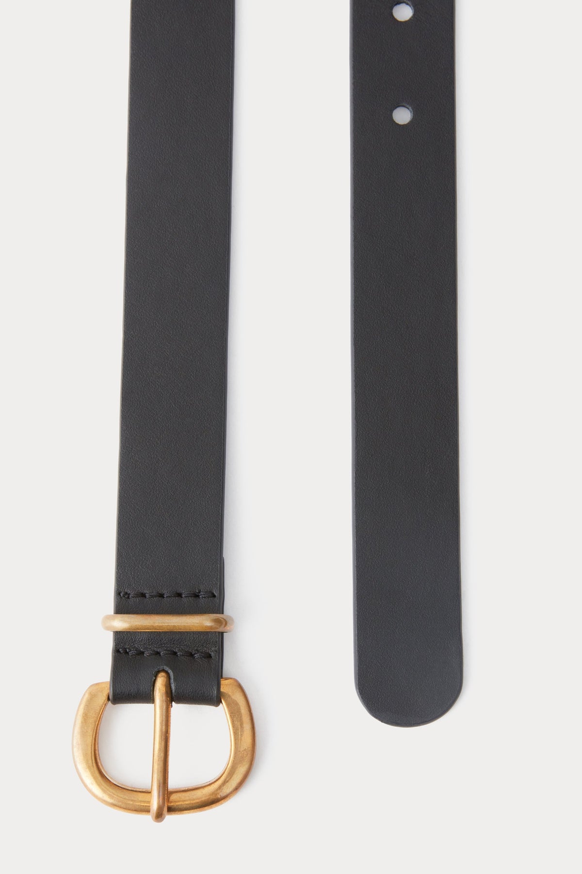 Thin Estate Belt Black\/Gold - Rachel Comey
