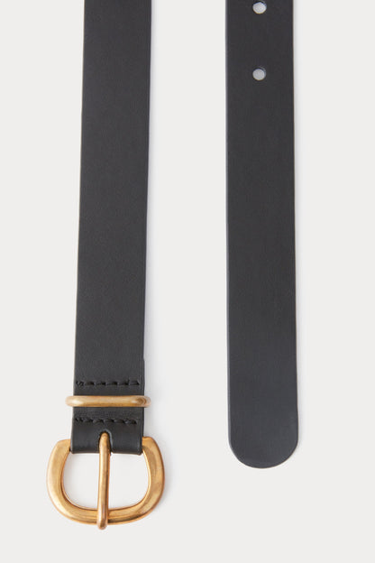 Thin Estate Belt Black\/Gold - Rachel Comey