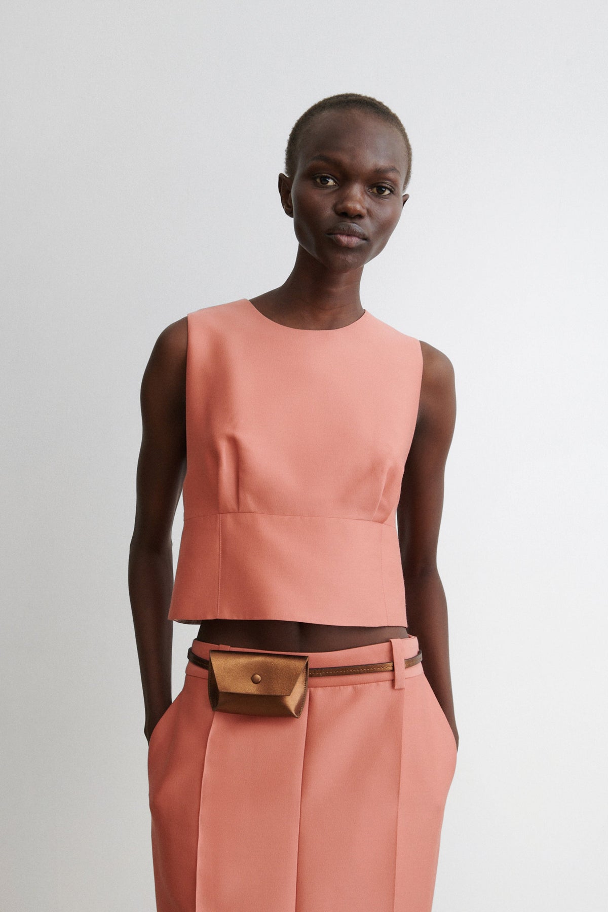 Hamecon Card Slot Belt Bronze - Rachel Comey