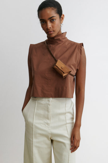 Hamecon Card Slot Belt Bronze - Rachel Comey