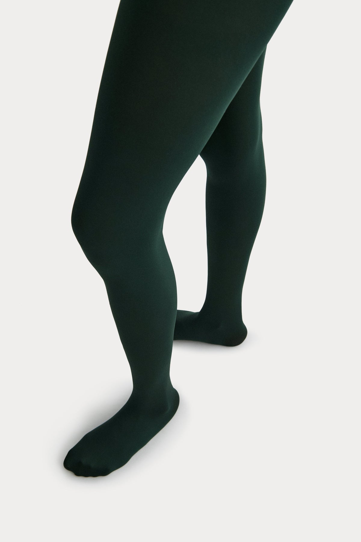 Maria La Rosa Lycra Tights Forest Green - Rachel Comey