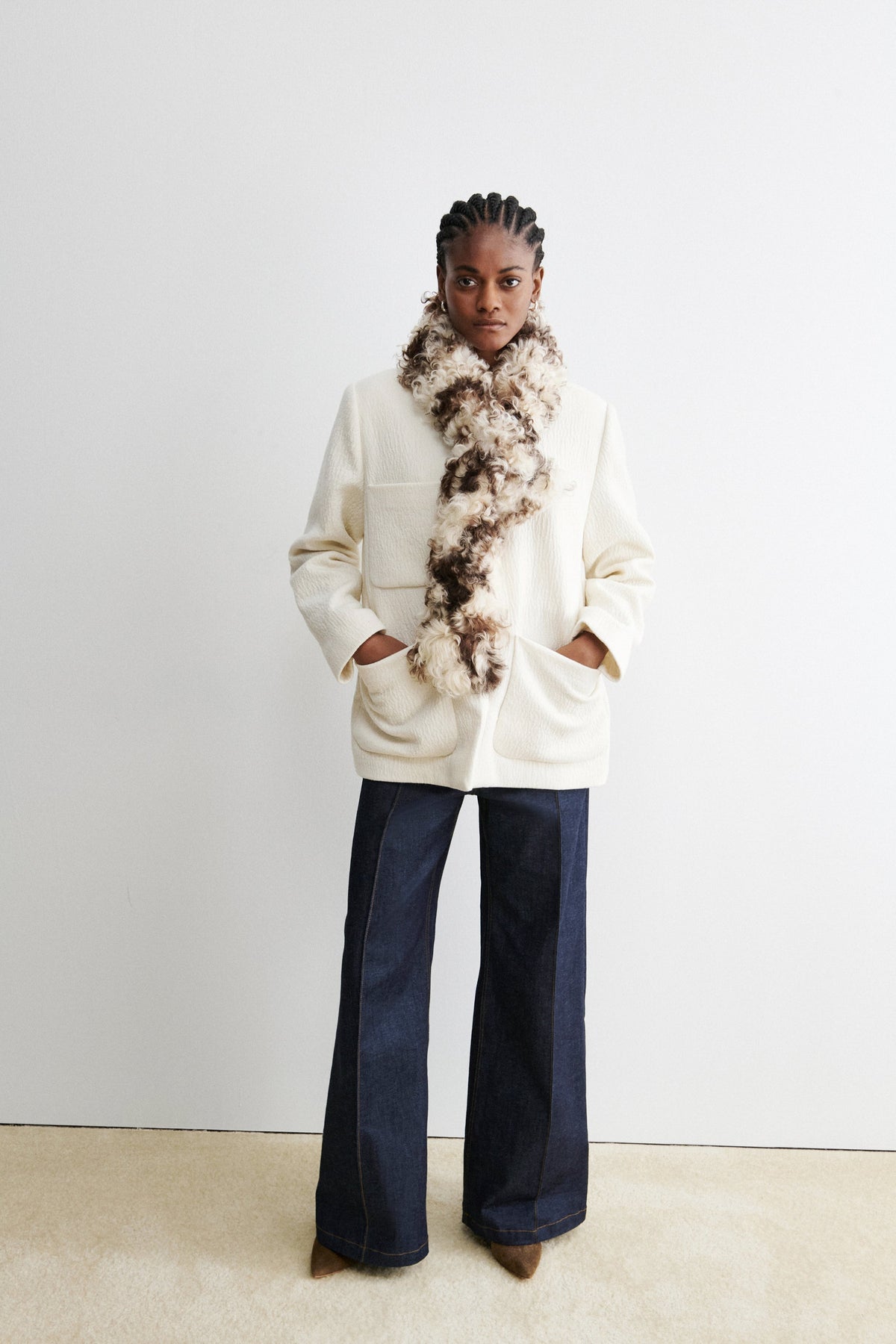 Suki Scarf Marble - Rachel Comey