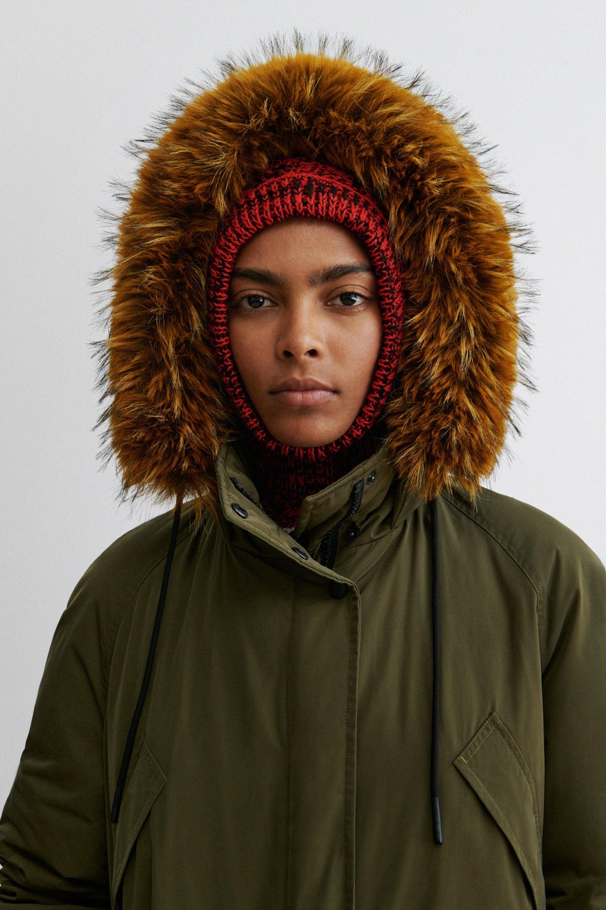 Zet Balaclava Red Marle - Rachel Comey