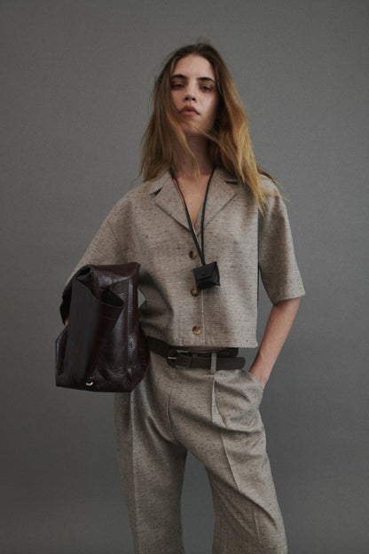 Air Tag Holder Caramel - Rachel Comey