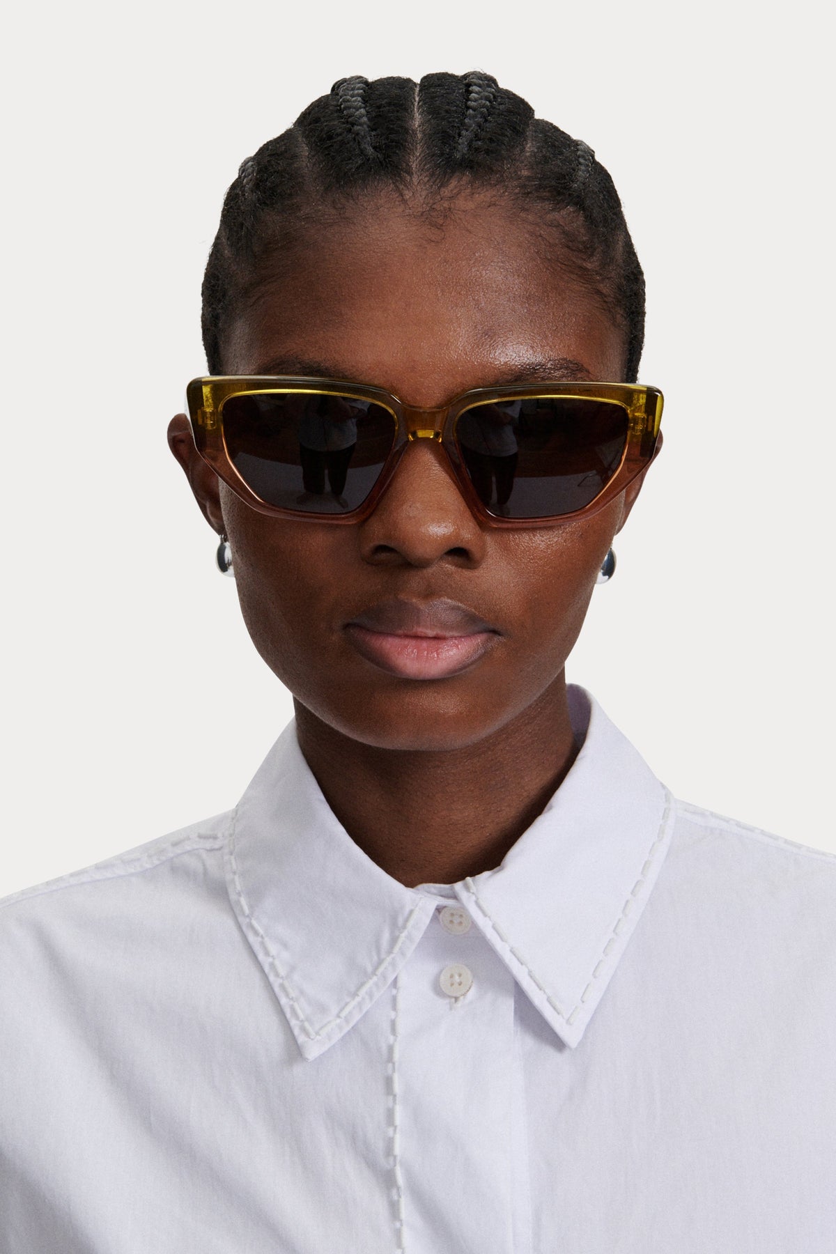 Keet Sunglasses Yellow Orange - Rachel Comey
