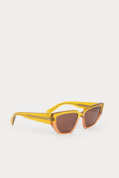 Keet Sunglasses Yellow Orange - Rachel Comey