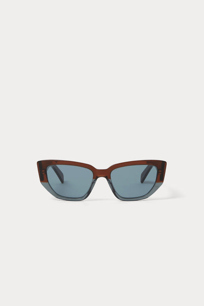 Keet Sunglasses Blue Brown - Rachel Comey