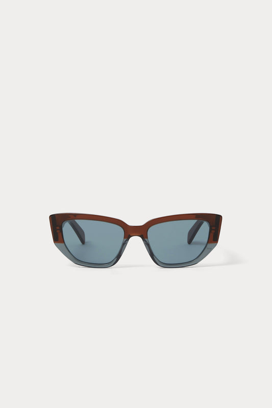 Keet Sunglasses Blue Brown - Rachel Comey