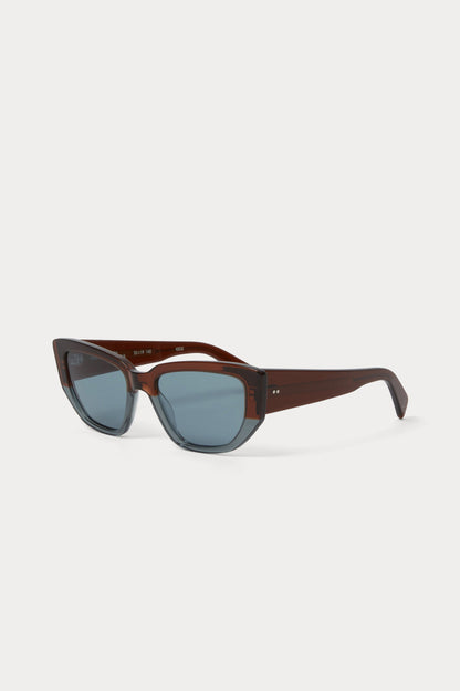 Keet Sunglasses Blue Brown - Rachel Comey