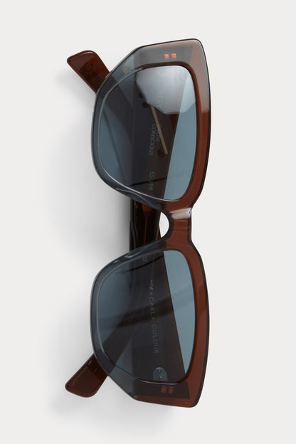 Keet Sunglasses Blue Brown - Rachel Comey