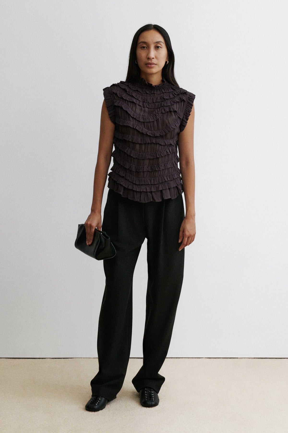 Mali Top Dusty Purple - Rachel Comey