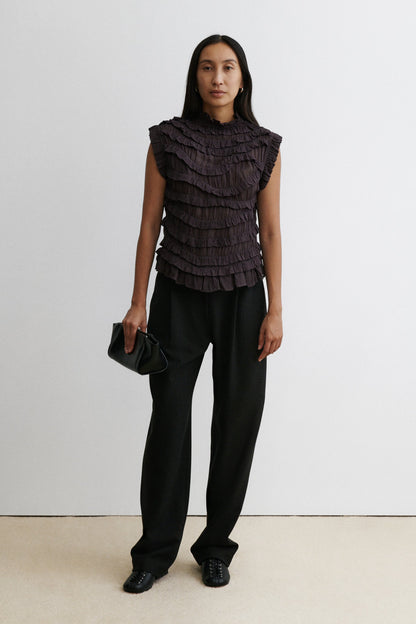 Mali Top Dusty Purple - Rachel Comey