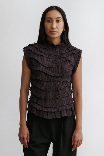 Mali Top Dusty Purple - Rachel Comey