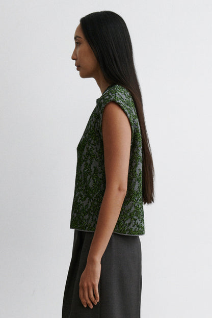 Brocca Vest Melon-Bronze - Rachel Comey