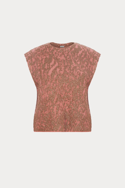 Brocca Vest Melon-Bronze - Rachel Comey