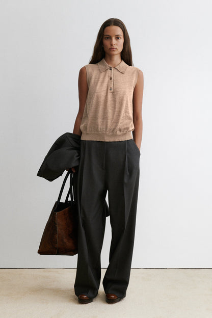 Pola Vest Brown - Rachel Comey