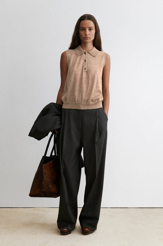 Pola Vest Brown - Rachel Comey