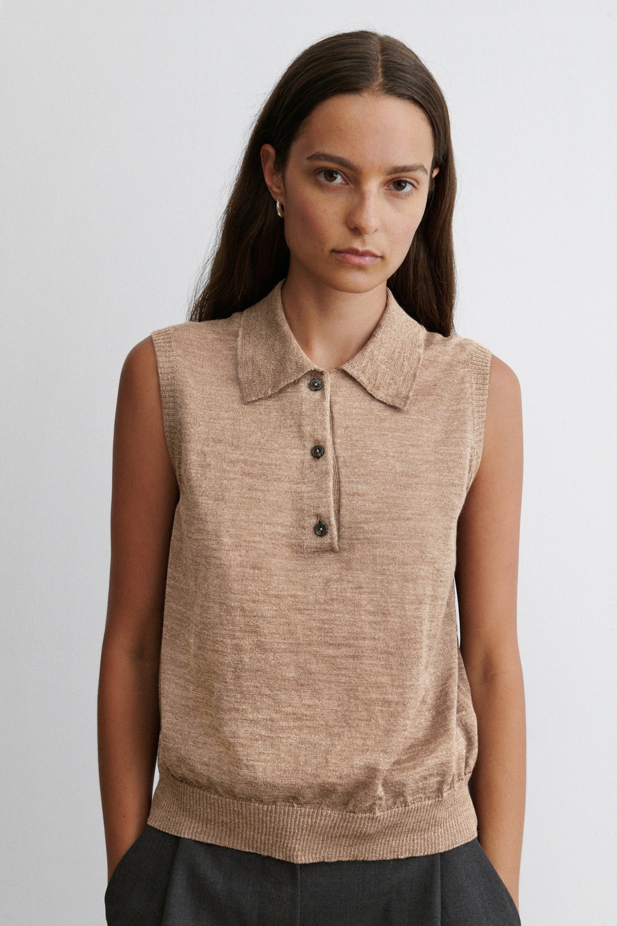 Pola Vest Brown - Rachel Comey