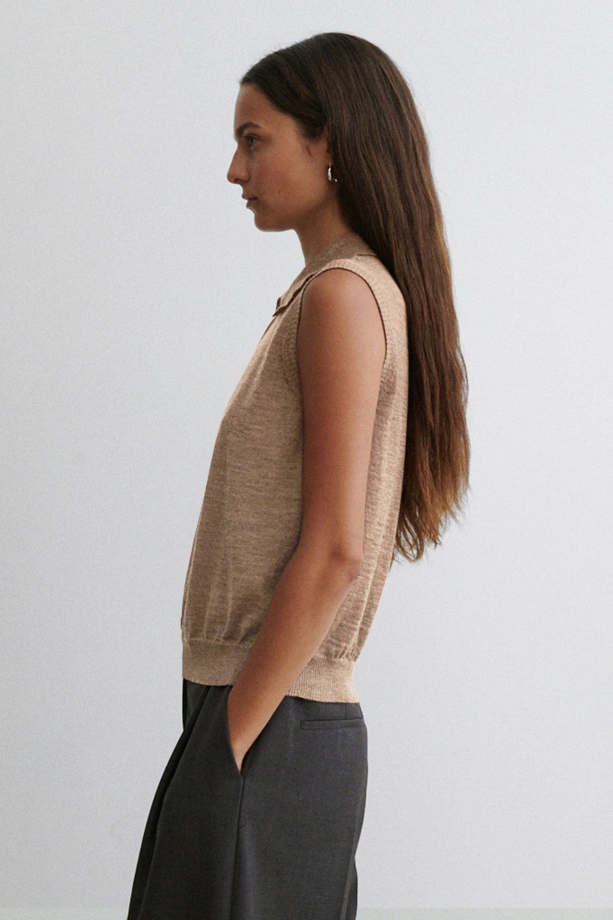 Pola Vest Brown - Rachel Comey