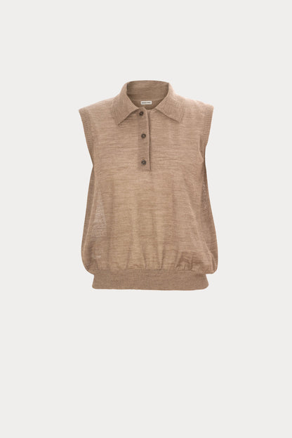 Pola Vest Brown - Rachel Comey