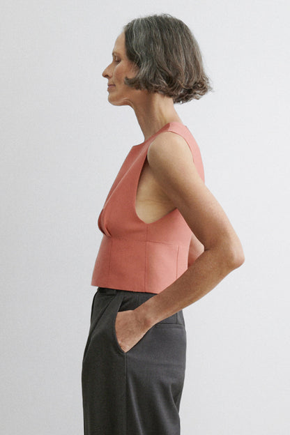 Darter Top Dark Blush - Rachel Comey