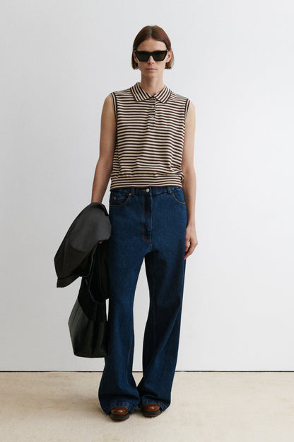 Pola Vest Sand-Brown - Rachel Comey