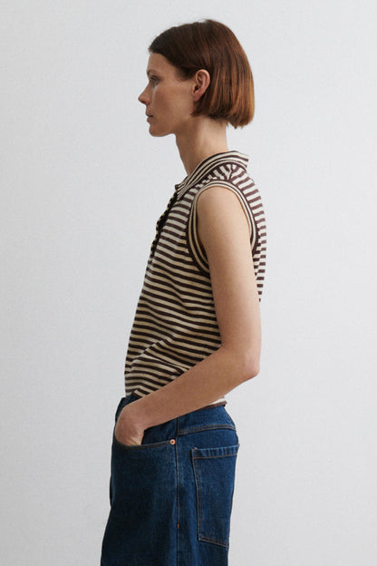 Pola Vest Sand-Brown - Rachel Comey