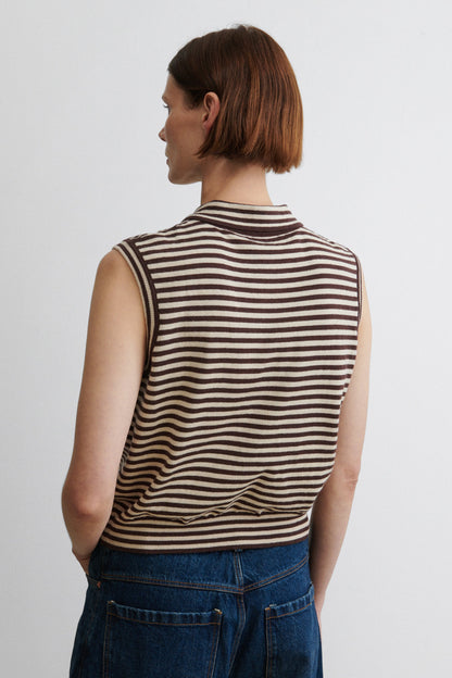 Pola Vest Sand-Brown - Rachel Comey