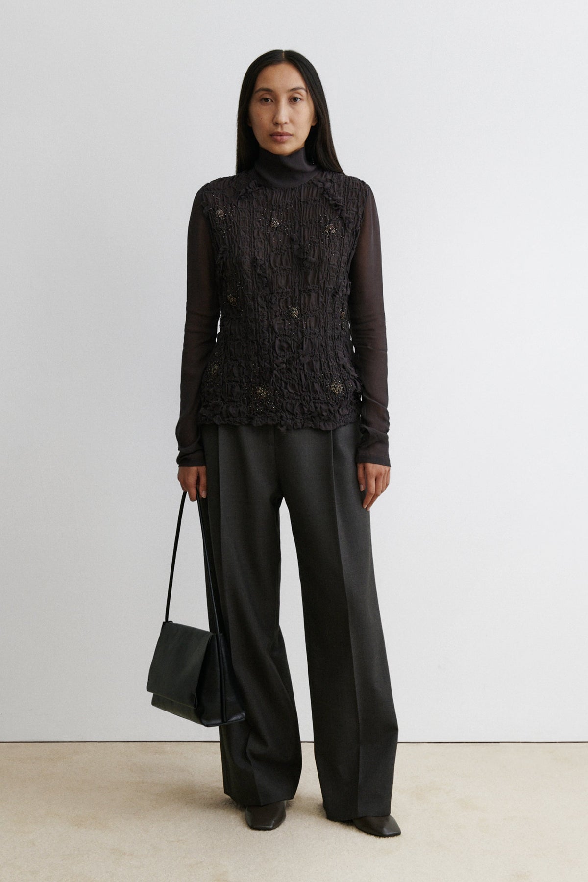 Recall Top Charcoal - Rachel Comey