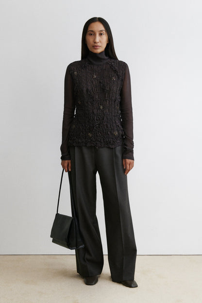 Recall Top Charcoal - Rachel Comey