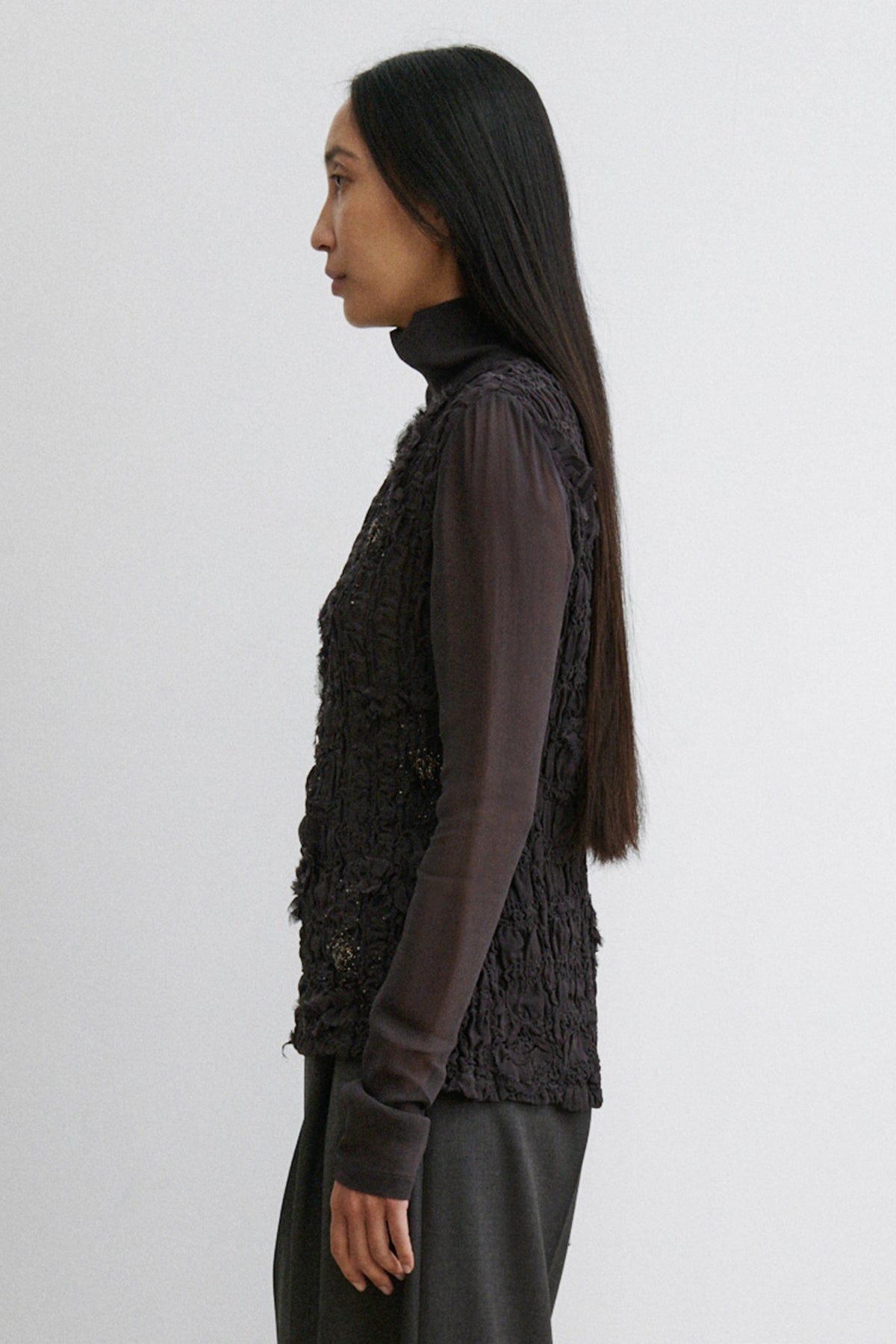 Recall Top Charcoal - Rachel Comey