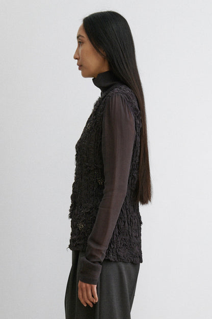 Recall Top Charcoal - Rachel Comey