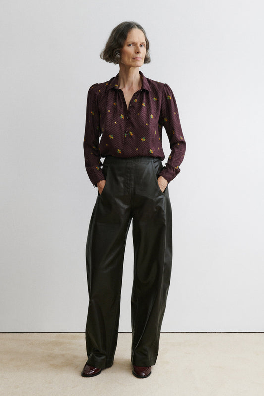 Bainville Top Bordeaux - Rachel Comey