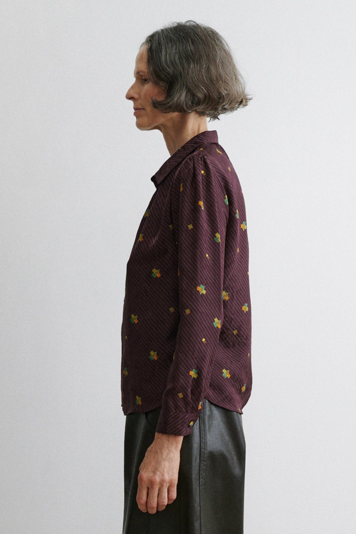 Bainville Top Bordeaux - Rachel Comey