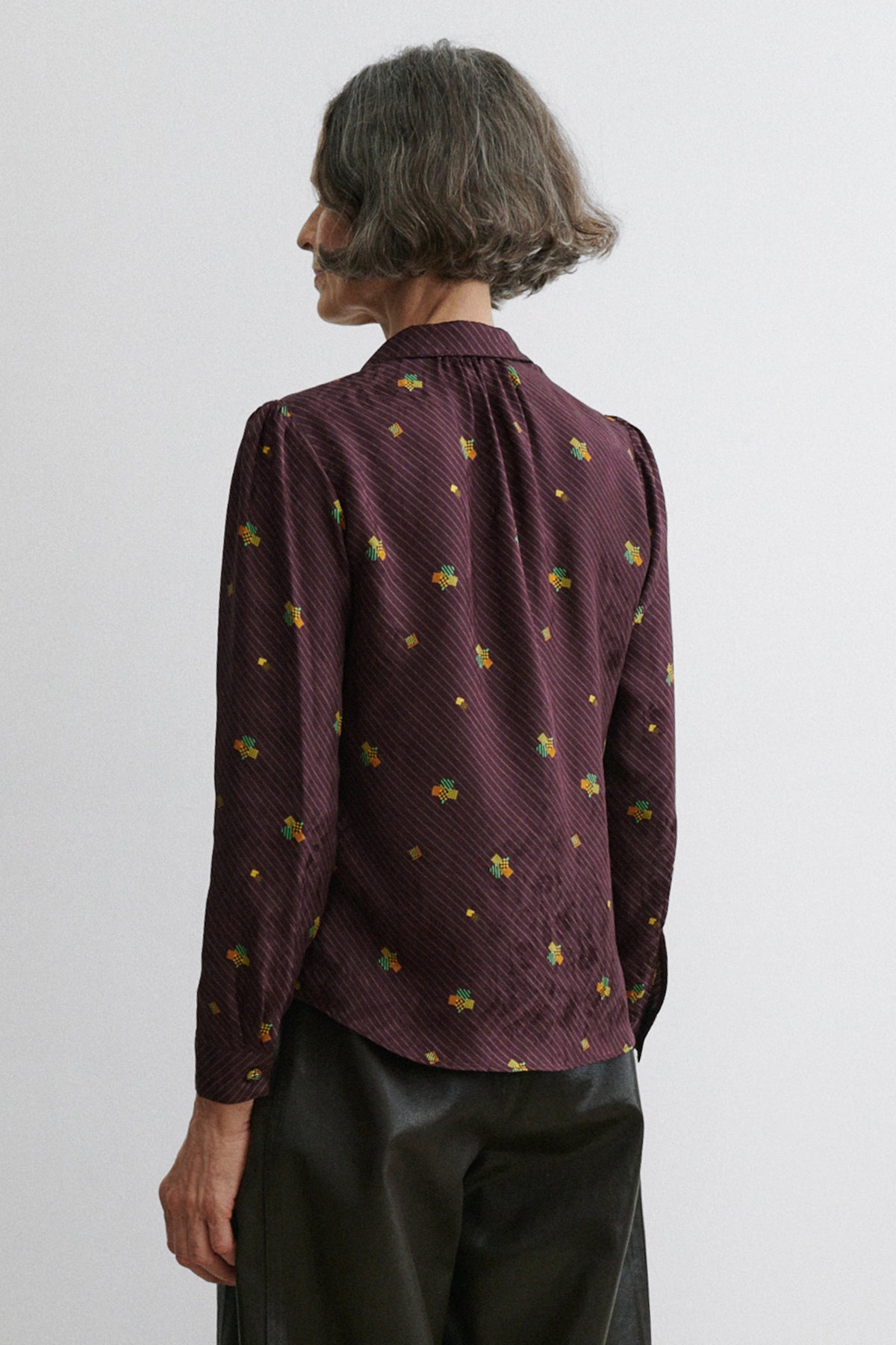 Bainville Top Bordeaux - Rachel Comey