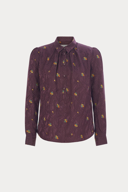 Bainville Top Bordeaux - Rachel Comey