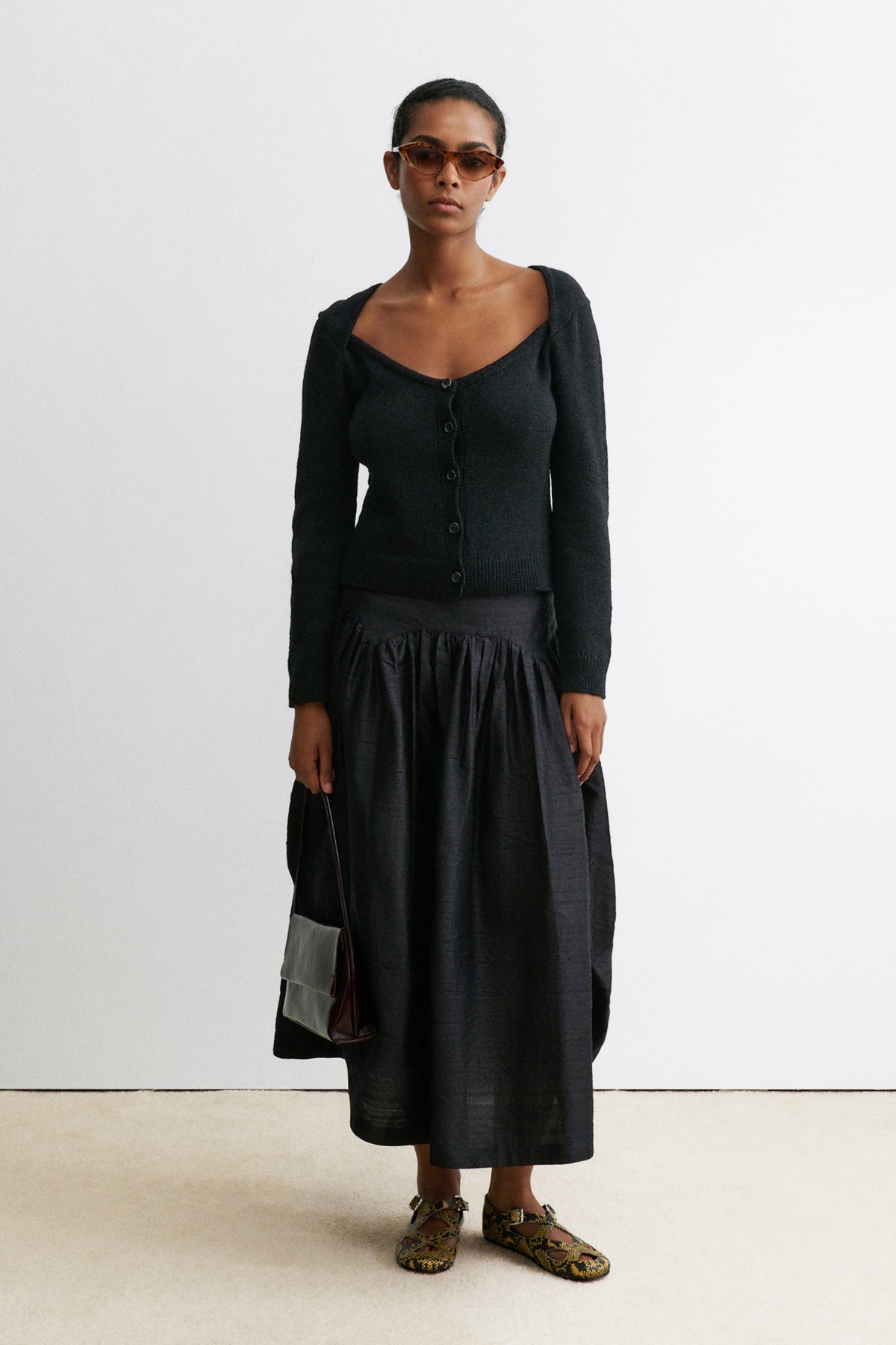Etla Cardigan Black - Rachel Comey