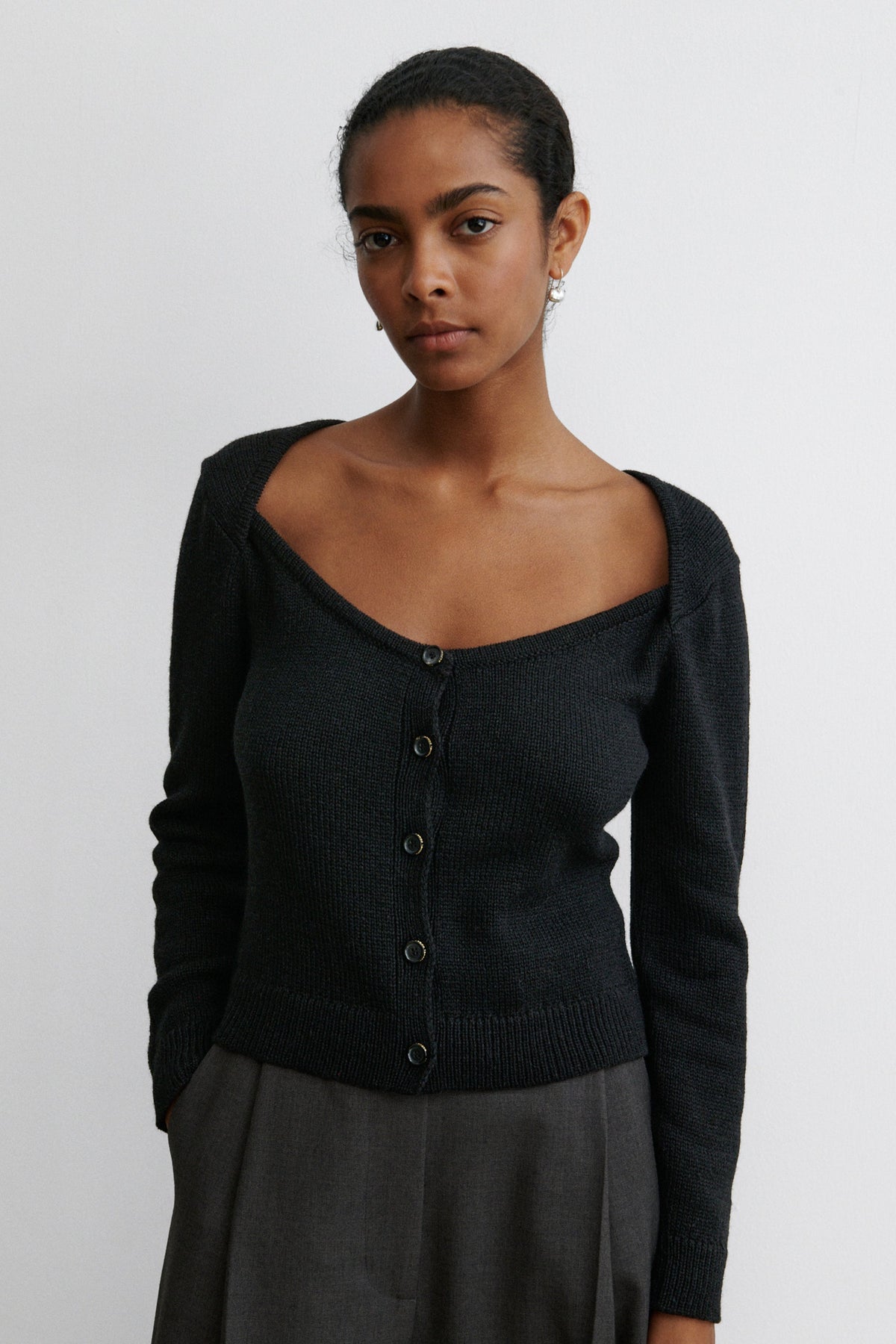 Etla Cardigan Black - Rachel Comey
